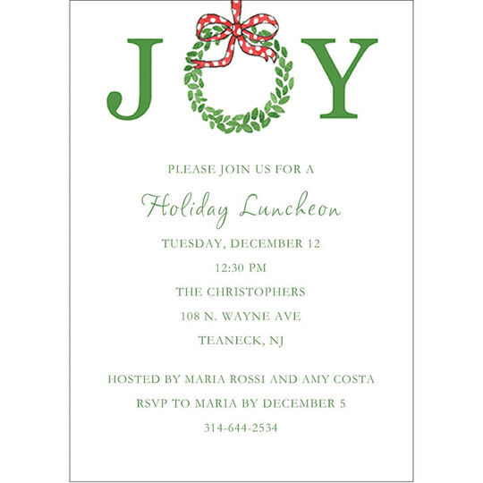 Joyful Invitations